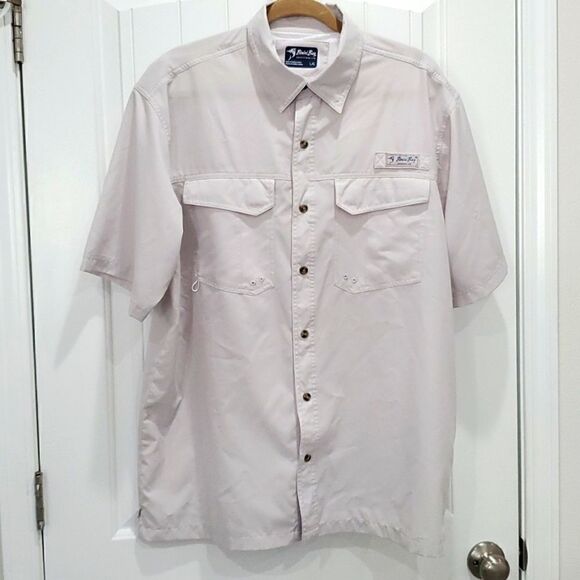 Bimini Bay, Mens Performance Button Down Shirt,  Size large - Picture 1 of 5